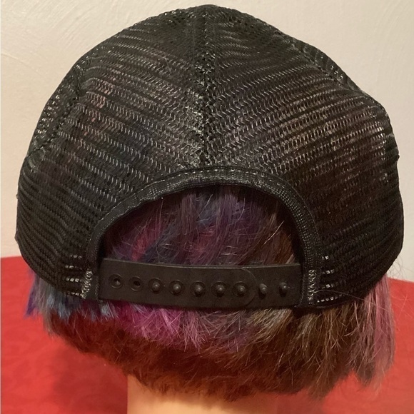 VINTAGE 90s Pittsburgh Steelers NFL Trucker Hat w Mesh Snapback AJD Sz L BallCap - Picture 5 of 7